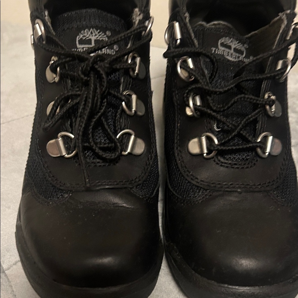 Timberland Kids Black Boots